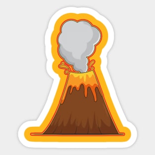 Stay away 🔥 Vulcano Sticker